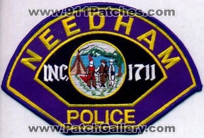 Needham Police
Thanks to EmblemAndPatchSales.com for this scan.
Keywords: massachusetts
