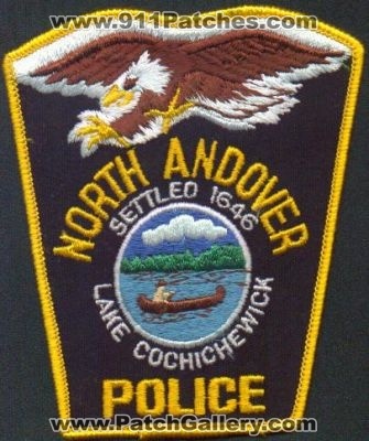 North Andover Police
Thanks to EmblemAndPatchSales.com for this scan.
Keywords: massachusetts
