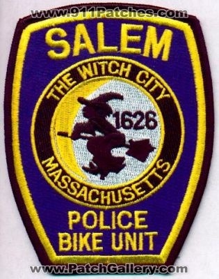 Salem Police Bike Unit
Thanks to EmblemAndPatchSales.com for this scan.
Keywords: massachusetts