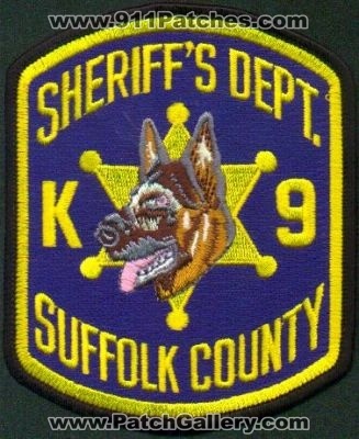 Suffolk County Sheriff's Dept K-9
Thanks to EmblemAndPatchSales.com for this scan.
Keywords: massachusetts sheriffs department k9