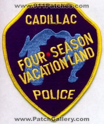 Cadillac Police
Thanks to EmblemAndPatchSales.com for this scan.
Keywords: michigan