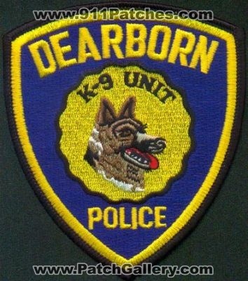 Dearborn Police K-9 Unit
Thanks to EmblemAndPatchSales.com for this scan.
Keywords: michigan k9