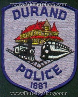 Durand Police
Thanks to EmblemAndPatchSales.com for this scan.
Keywords: michigan