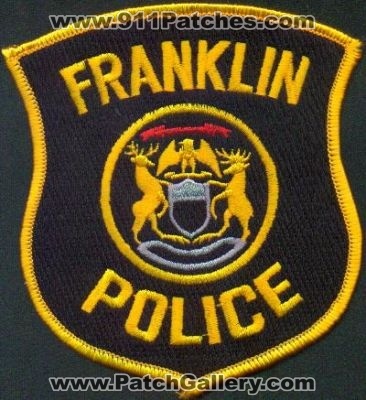 Franklin Police
Thanks to EmblemAndPatchSales.com for this scan.
Keywords: michigan