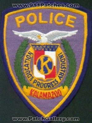 Kalamazoo Police
Thanks to EmblemAndPatchSales.com for this scan.
Keywords: michigan