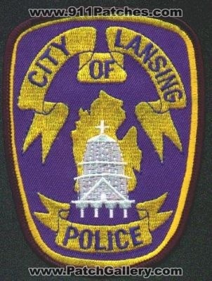 Lansing Police
Thanks to EmblemAndPatchSales.com for this scan.
Keywords: michigan city of