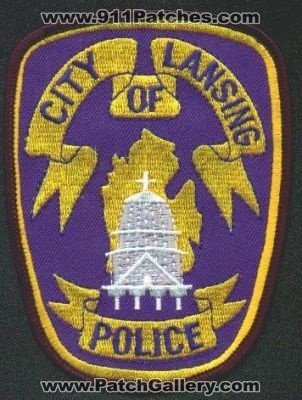Lansing Police
Thanks to EmblemAndPatchSales.com for this scan.
Keywords: michigan city of