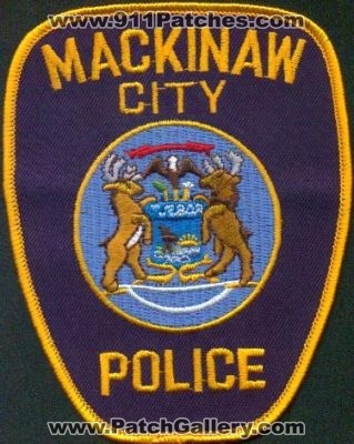 Mackinaw City Police
Thanks to EmblemAndPatchSales.com for this scan.
Keywords: michigan
