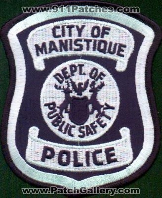 Manistique Police
Thanks to EmblemAndPatchSales.com for this scan.
Keywords: michigan city of dept department of public safety dps
