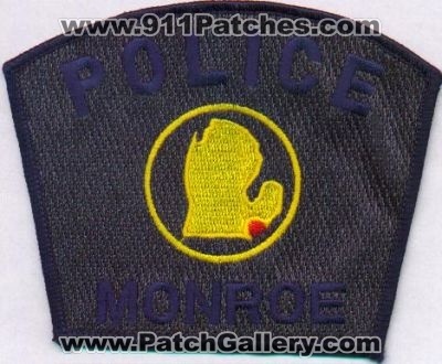 Monroe Police
Thanks to EmblemAndPatchSales.com for this scan.
Keywords: michigan