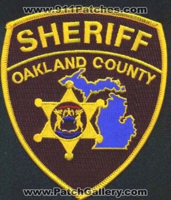 Oakland County Sheriff
Thanks to EmblemAndPatchSales.com for this scan.
Keywords: michigan