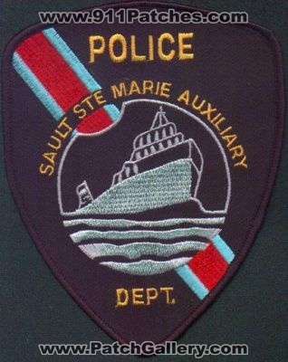 Sault Ste Marie Police Auxiliary
Thanks to EmblemAndPatchSales.com for this scan.
Keywords: michigan