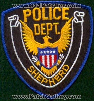 Shepherd Police Dept
Thanks to EmblemAndPatchSales.com for this scan.
Keywords: michigan department
