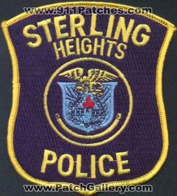 Sterling Heights Police
Thanks to EmblemAndPatchSales.com for this scan.
Keywords: michigan