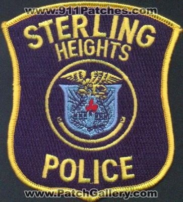 Sterling Heights Police
Thanks to EmblemAndPatchSales.com for this scan.
Keywords: michigan