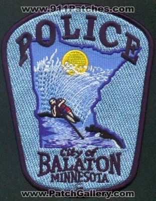 Balaton Police
Thanks to EmblemAndPatchSales.com for this scan.
Keywords: minnesota city of