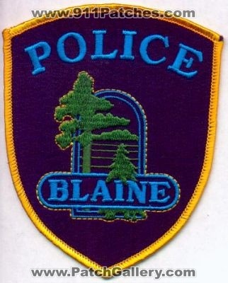 Blaine Police (Minnesota)
Thanks to EmblemAndPatchSales.com for this scan.
