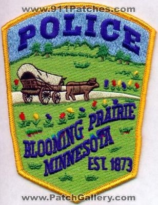 Blooming Prairie Police
Thanks to EmblemAndPatchSales.com for this scan.
Keywords: minnesota