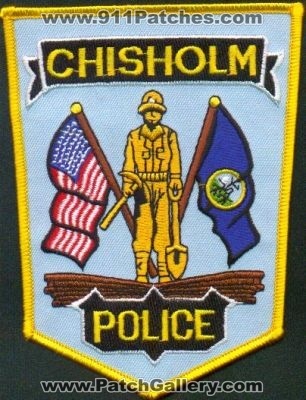 Chisholm Police
Thanks to EmblemAndPatchSales.com for this scan.
Keywords: minnesota