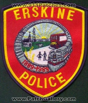 Erskine Police
Thanks to EmblemAndPatchSales.com for this scan.
Keywords: minnesota