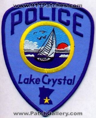 Lake Crystal Police
Thanks to EmblemAndPatchSales.com for this scan.
Keywords: minnesota