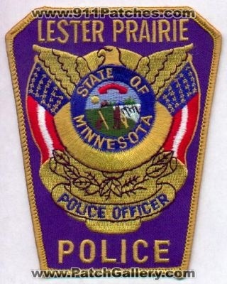 Lester Prairie Police
Thanks to EmblemAndPatchSales.com for this scan.
Keywords: minnesota