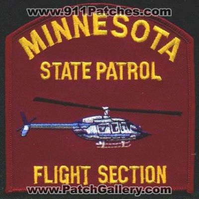 Minnesota State Patrol Flight Section
Thanks to EmblemAndPatchSales.com for this scan.
Keywords: helicopter