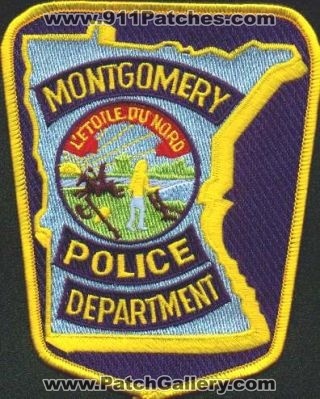 Montgomery Police Department
Thanks to EmblemAndPatchSales.com for this scan.
Keywords: minnesota