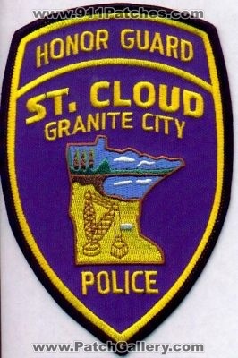 St Cloud Police Honor Guard
Thanks to EmblemAndPatchSales.com for this scan.
Keywords: minnesota saint