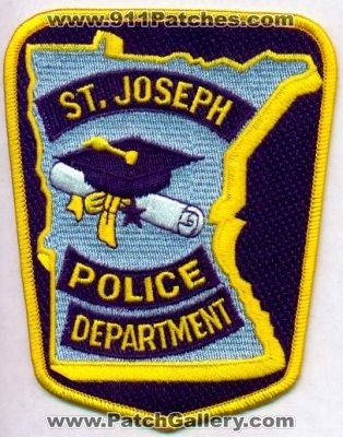 St Joseph Police Department
Thanks to EmblemAndPatchSales.com for this scan.
Keywords: minnesota saint