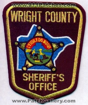 Wright County Sheriff's Office
Thanks to EmblemAndPatchSales.com for this scan.
Keywords: minnesota sheriffs