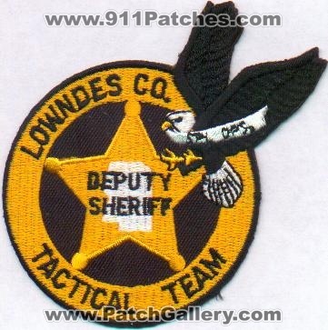 Lowndes County Sheriff Deputy Tactical Team
Thanks to EmblemAndPatchSales.com for this scan.
Keywords: mississippi