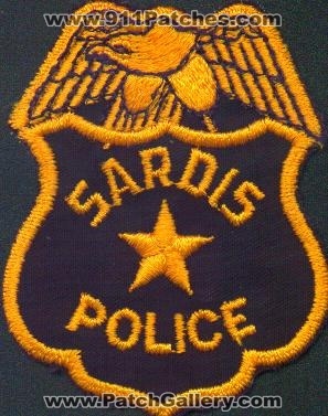 Sardis Police
Thanks to EmblemAndPatchSales.com for this scan.
Keywords: mississippi