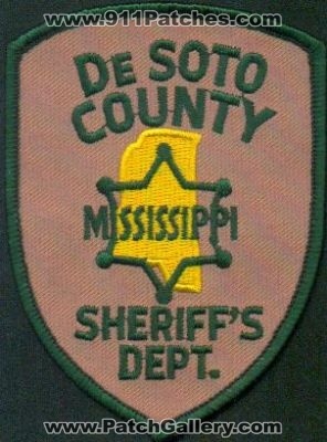 DeSoto County Sheriff's Dept
Thanks to EmblemAndPatchSales.com for this scan.
Keywords: mississippi sheriffs department