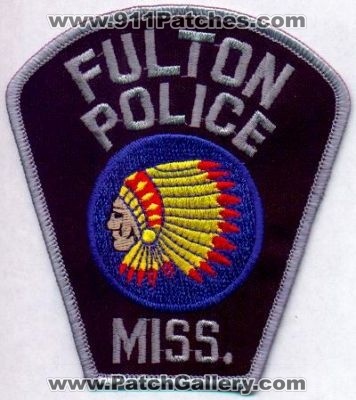Fulton Police
Thanks to EmblemAndPatchSales.com for this scan.
Keywords: mississippi