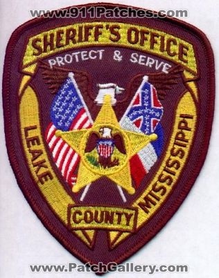 Leake County Sheriff's Office
Thanks to EmblemAndPatchSales.com for this scan.
Keywords: mississippi sheriffs