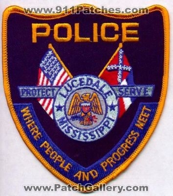 Lucedale Police
Thanks to EmblemAndPatchSales.com for this scan.
Keywords: mississippi