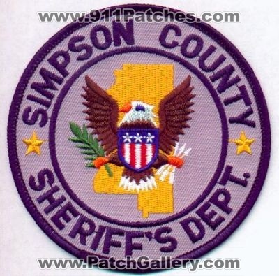Simpson County Sheriff's Dept
Thanks to EmblemAndPatchSales.com for this scan.
Keywords: mississippi sheriffs department