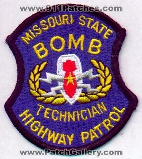 Missouri State Highway Patrol Bomb Technician
Thanks to EmblemAndPatchSales.com for this scan.
Keywords: police