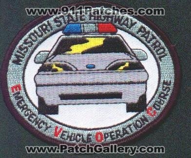 Missouri State Highway Patrol Emergency Vehicle Operation Course
Thanks to EmblemAndPatchSales.com for this scan.
Keywords: police evoc