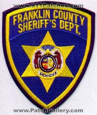 Franklin County Sheriff's Dept
Thanks to EmblemAndPatchSales.com for this scan.
Keywords: missouri sheriffs department