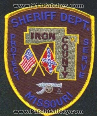 Iron County Sheriff Dept
Thanks to EmblemAndPatchSales.com for this scan.
Keywords: missouri department