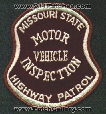 Missouri State Highway Patrol Motor Vehicle Inspection
Thanks to EmblemAndPatchSales.com for this scan.
Keywords: police