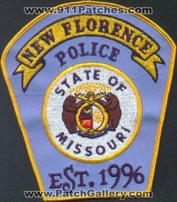 New Florence Police
Thanks to EmblemAndPatchSales.com for this scan.
Keywords: missouri