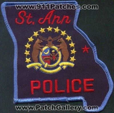 St Ann Police
Thanks to EmblemAndPatchSales.com for this scan.
Keywords: missouri saint