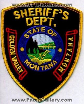 Golden Valley County Sheriff's Dept
Thanks to EmblemAndPatchSales.com for this scan.
Keywords: montana sheriffs department