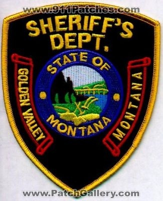 Golden Valley County Sheriff's Dept
Thanks to EmblemAndPatchSales.com for this scan.
Keywords: montana sheriffs department