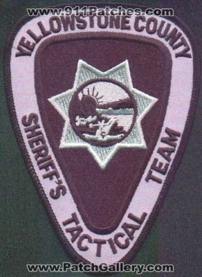 Yellowstone County Sheriff's Tactical Team
Thanks to EmblemAndPatchSales.com for this scan.
Keywords: montana sheriffs