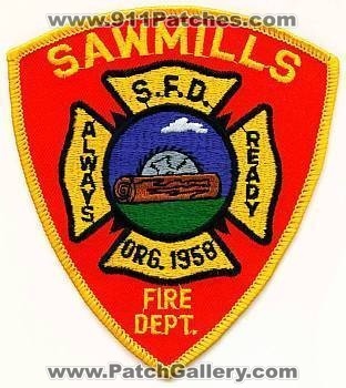 Sawmills Fire Department (North Carolina)
Thanks to apdsgt for this scan.
Keywords: dept. s.f.d. sfd
