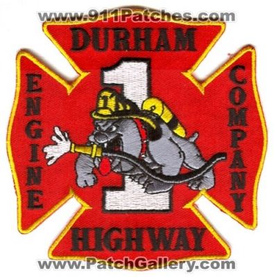 Durham Highway Fire Department Engine Company 1 Patch (North Carolina)
Scan By: PatchGallery.com
Keywords: dept. co. number no. #1 station